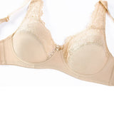 Bras For Womens Lingerie Floral Lace Bra Underwire Sexy Brassiere Perspective Plus Size BH Female Underwear Tops