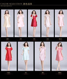 Women's Sleepwear Ice Silk Casual Silk Pajamas Women's Summer Sexy Short Sleeve Lace Pajamas Loungewear