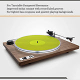 Turntable Mat Record Platter Slipmat Low Noise Acrylic Record Player Platter Slip Mats for 12 Inch Record Player Turntable Mat