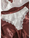 Toucheart Sexy Underwear Intimate Push Up Bra Exotic Sets Bra Set Lace Panties for Women Mesh Patchwork Sexy Lingerie Suit Women