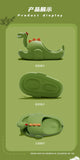 Women Dinosaur Slippers Summer Outdoor Indoor Shoes Soft Sole Non Slip Funny Slides Parent Children Home Floor Footwear