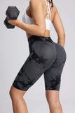 Women Sports Pilates tie-dye Leggings Woman Gym Legging Seamless Yoga Shorts w/Tummy Control Women's Shorts Fitness Female Cloth