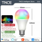 TNCE Tuya gu10 E27 E14 WIFI or Zigbee, Dimmable Light LED lamps 2700-6500k Bulb, Smart Life, Voice With Alexa Google Home alice