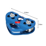 Cable Trolley Caving Trolley Pulley Trolley Lixada 30kN Cable Trolley Pulley with Ball Bearing Climbing Caving Aloft Work