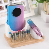 Nail Drill Stand Acrylic Nail Drill Bit Holder Nail File Display Stand Storage Rack Suitable for Nail Drill Storage