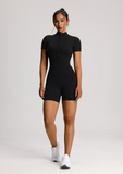 Woman Bodysuit Sportswear Woman Gym Sexy Seamless Jumpsuits Butt-Lift Bodysuit For Fitness Party Shorts Tummy Control Jumpsuits