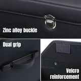 Car Trunk Organizer Organizers And Storage Suv Faux Leather Foldable Trunk Multi-Compartment Adjustable Auto Grocery Storage Box