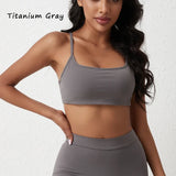 DIAS FIT JOY New style cross back yoga bra Plus Size removable chest cushion sexy back sports vest fitness running gym
