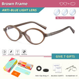CLLOIO Hot Selling Retro Prescription Reading Glasses Women Oval Small Frame Photochromic Glasses Myopia Polarized Sunglasses