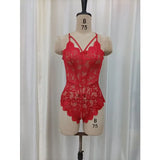 Sexy Crotchless Black Underwear Women Lace Hollow Bra Set Erotic Costume Teddy Baby Doll Dress Deep V Open Bra Porn Lingerie Set