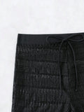 2026 Crochet Swimsuit Pants Sporty Shorts Swimwear Women Solid Bathers Bathing Swimming Swim Suit Female Beachwear