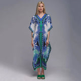 2026 Women Swimsuit Beach Cover Up dress Sleeve Kaftan Beach Tunic Long Pareos Bikinis Cover ups Summer Robe Plage Beachwear