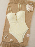 2026 Strappy Printed One Piece Swimsuit Women Sexy Hollow Swimwear Female Solid Bathers Bathing Swimming Swim Suit Beachwear