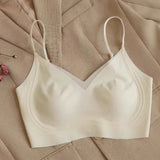 Invisible Minimizer Bra Large Bust Seamless Traceless Underwear Ultra Thin Cup Comfortable Jelly Support Wirefree Beautiful Back