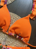 RUOTONSEPT 2024 New Sexy Handmade Embroidery Bikini Set Women's Swimsuit Triangle Swimwear Bathing Suit Brazilian Biquinis