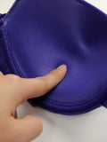 Women's Sexy Solid Color Bra Patchwork Lace With Small Pendant Steel Ring Gathered Push Up Bra Daily Comfortable Casual Bra U314