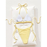 Sexy Dots Halter Bikini Women Swimwear Female Swimsuit Two-Pieces Bikini Set Strappy High Cut Leg Bather Bathing Suit Swim V8159
