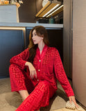 Autumn and winter new gold velvet pajamas V-neck Korean velvet sweet and sexy lace home clothes