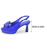 Beautiful Italian Shoes And Bag Sets For Evening Party With Stones Italian Leather Handbags Match Bags! 1-1