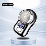 Men Shaving Tool Usb Rechargeable Portable Electric Shaver with Led Battery Display for Men Waterproof Mini Travel Rotary Razor