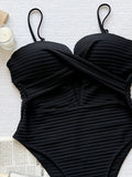 Wrinkled Bra Cup Swimsuits 2025 Female Swimwear One Piece Swimsuit Women Monokini High Cut Bathing Suit Swim Beach Wear Bodysuit