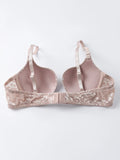 Solid Underwire Bra push up Lingerie comfort padded bra lift up thick cup lace bralette