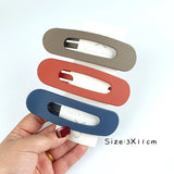 Fashion Matte Flat Hair Clips Duck Billed Clips  Accessories Matte Hairpins Hairgrips Bangs Barrettes Girls Hair Accessories
