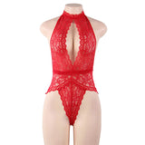 Black Mesh Lace Long Split Nightgown for Women Wild See Through Deep V Open Back Sleepwear Dress with Thong