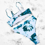 ZTVitality Sexy Bikinis Solid Push Up Bikini 2021 Hot Sale Padded Bra Straps High Waist Swimsuit Female Swimwear Women Biquini