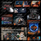 2026 New T-Rex3 Pro 1100mAh Battery Smart Watch GPS path IP68 Waterproof Sports Run tracker Outdoor Compass Military Smartwatch