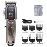 KEMEI Hair Clippers Km-1550 Km-2284 Design Hair Trimmer Professional Electric Carving Hair Salon Clipper for Commercial Clippers