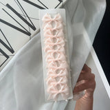10Pcs/card Grosgrain Ribbon Bows Hair Clips For Girls Small Trailing Bowknots Hairpins Headwear Kids Hair Accessories