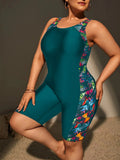 VigoJany 2026 Solid Patchwork Plus Size Swimwear Women Strapped Push Up Large One Piece Swimsuit Summer Chubby Bathing Suit