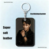 B-Byung H-Hun Lee Cartoon Card Keychain Anime Fashion Pendant Bag ID Door Card Case Bus Card Cute Adult