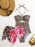 2026 Sexy Halter Swimsuit One Piece Hollow Swimwear Women Bathers Bathing Swimming Swim Suit Female Beachwear