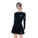 New Women's Split Style Swimsuit for Slimming, Belly Covering, and High-end Sports Style