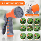 HiMISS Wall Mounted Retractable Garden Hose Reel Auto Rewind
