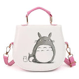 Cute Totoro Print Crossbody Bag Women PU Leather Handbag Casual Shoulder Bag For Shopping Daily Use & Perfect Gift For Anime Fan