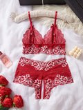 Elegant Design Open Chest Bra And Crotchless Panties Set Comfortable Fashion Underwear Suitable For All Occasions Valentine Gift