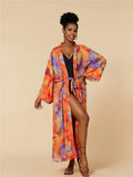 2026 Women Swimsuit Beach Cover Up dress Sleeve Kaftan Beach Tunic Long Pareos Bikinis Cover ups Summer Robe Plage Beachwear