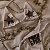 2000s Emo Girls Star Print Bikini Set Sexy Thong Swimsuit Two Pieces Bathing Suit Punk Gothic Fashion Women Swimwear Y2k Style