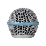 Mesh Ball Head Wired Wireless Microphone Grille Microphone Replacement Head Steel Shure SM58 Beta 58A