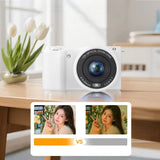 12X Optical Zoom 4K 64MP Digital Selfie Camera Flip Screen Vlog Camcorder Video Recorder photographic Camera Livestream Webcam