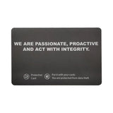 5Pcs RFID Blocking Card Ultra Thin NFC Debit Credit Card Passport Protector RFID Card Blocker for Passport Case Purse