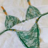 Lace Bikini 2026 Push Up Women Swimsuits Sexy Swimwear Brazilian Biquini Micro Bikinis Patchwork Swim Suit Bathingsuit Beachwear