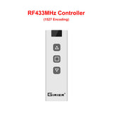 GIRIER Tuya Smart ZigBee/Wi-Fi RF433 Curtain Switch Module for Electric Roller Shutter Blind Motor 1/2CH Works Alexa Hey Google