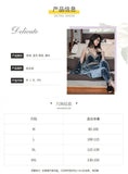 Women's Autumn Winter Golden Velvet Pajamas Set - Sexy Lace Suspender 3-Piece Loungewear with Breast Pads