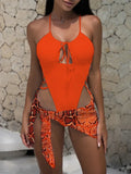 With Sarong Backless Extreme Mini Micro G String Female Swimwear One Piece Swimsuit Women High Cut Monokini Bathing Suit Swim