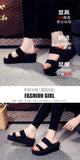 9cm Heel Platform Slippers Women's Sandals Soft EVA Black color Ladies Fashion Slides Thick Sole Summer Shoes Woman Flip Flops