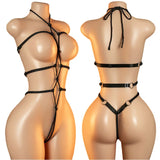 Crotchless Sexy Stocking Toy For Women Fishnet Bondage Underwear Bdsm Erotic Prop Couples Adult Porn Lace Game Rope Bodysuit